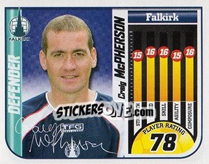 Sticker Craig McPherson - Scottish Premier League 2005-2006 - Panini