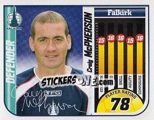 Sticker Craig McPherson - Scottish Premier League 2005-2006 n. 153 - Panini