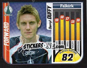 Sticker Darryl Duffy - Scottish Premier League 2005-2006 n. 162 - Panini