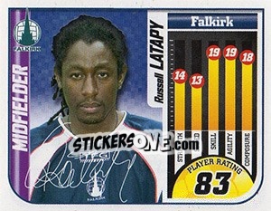 Sticker Russell Latapy - Scottish Premier League 2005-2006 n. 163 - Panini
