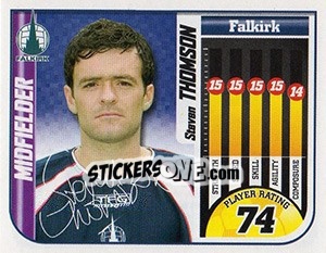 Sticker Steven Thomson - Scottish Premier League 2005-2006 - Panini