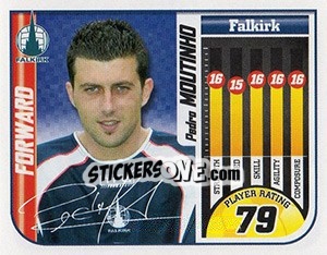 Sticker Pedro Moutinho - Scottish Premier League 2005-2006 n. 169 - Panini
