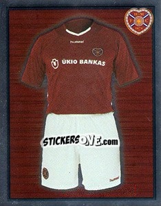 Sticker Home Kit - Scottish Premier League 2005-2006 n. 177 - Panini