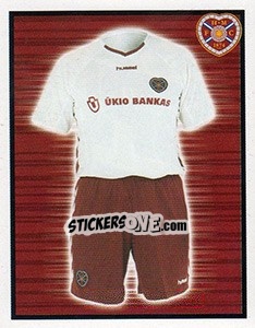 Cromo Away Kit - Scottish Premier League 2005-2006 - Panini