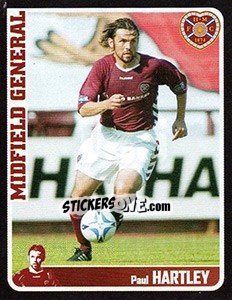 Sticker Paul Hartley (Midfield General) - Scottish Premier League 2005-2006 - Panini