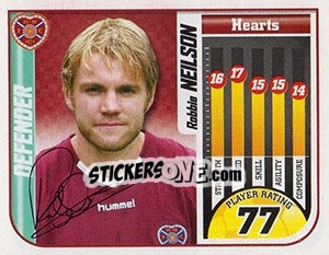 Sticker Robbie Nelson - Scottish Premier League 2005-2006 - Panini