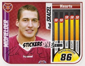 Sticker Rudi Skacel - Scottish Premier League 2005-2006 n. 192 - Panini