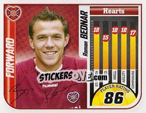 Sticker Roman Bednar - Scottish Premier League 2005-2006 n. 195 - Panini