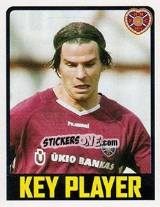 Sticker Julien Brellier (Key Player) - Scottish Premier League 2005-2006 - Panini