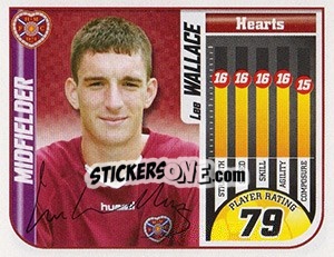 Figurina Lee Wallace - Scottish Premier League 2005-2006 - Panini