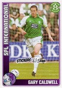 Sticker Gary Caldwell (Hibernian) - Scottish Premier League 2005-2006 - Panini