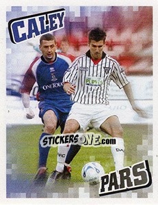 Sticker Caley V Pars - Scottish Premier League 2005-2006 n. 216 - Panini