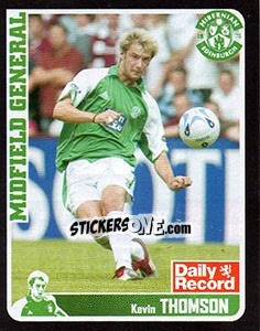 Sticker Kevin Thomson (Midfield General) - Scottish Premier League 2005-2006 - Panini