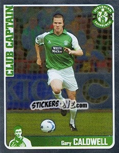 Sticker Gary Caldwell (Club Captain) - Scottish Premier League 2005-2006 - Panini