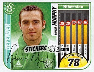 Sticker David Murphy - Scottish Premier League 2005-2006 n. 243 - Panini