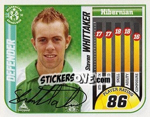 Sticker Steven Whittaker - Scottish Premier League 2005-2006 n. 248 - Panini