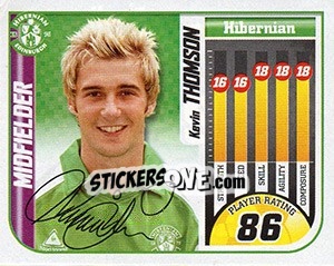 Sticker Kevin Thomson - Scottish Premier League 2005-2006 - Panini
