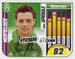 Sticker Ivan Sproule - Scottish Premier League 2005-2006 n. 258 - Panini