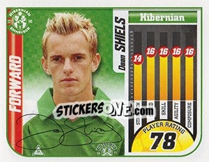 Sticker Dean Shiels - Scottish Premier League 2005-2006 - Panini
