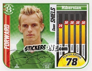 Cromo Dean Shiels - Scottish Premier League 2005-2006 - Panini