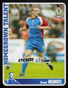 Figurina Grant Munro (Homegrown Talent) - Scottish Premier League 2005-2006 - Panini