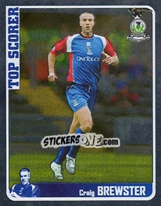 Sticker Craig Brewster (Top Scorer) - Scottish Premier League 2005-2006 n. 273 - Panini