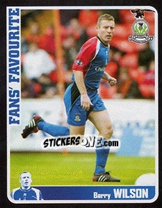 Cromo Barry Wilson (Fans' Favourite) - Scottish Premier League 2005-2006 - Panini