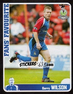 Sticker Barry Wilson (Fans' Favourite) - Scottish Premier League 2005-2006 n. 274 - Panini