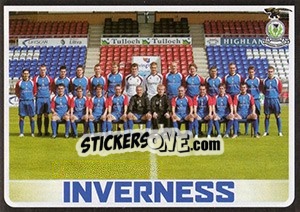 Sticker Team Photo - Scottish Premier League 2005-2006 - Panini