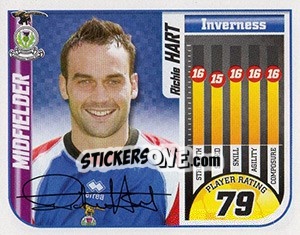 Figurina Richie Hart - Scottish Premier League 2005-2006 n. 291 - Panini