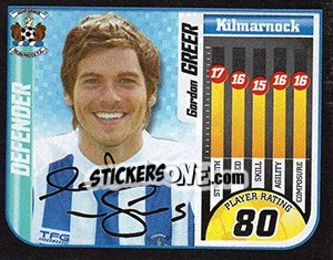 Sticker Gordon Greer - Scottish Premier League 2005-2006 - Panini