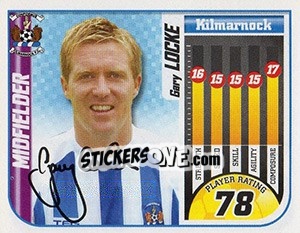 Sticker Gary Locke - Scottish Premier League 2005-2006 n. 317 - Panini