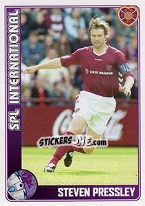 Sticker Steven Pressley (Hearts) - Scottish Premier League 2005-2006 n. 335 - Panini