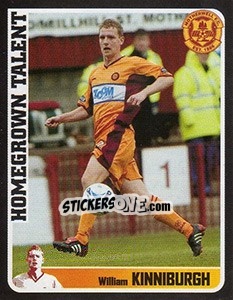 Sticker William Kinniburgh (Homegrown Talent) - Scottish Premier League 2005-2006 n. 376 - Panini
