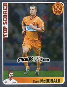 Sticker Scott McDonald (Top Scorer) - Scottish Premier League 2005-2006 - Panini
