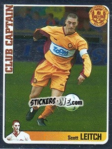 Sticker Scott Leitch (Club Captain) - Scottish Premier League 2005-2006 n. 379 - Panini