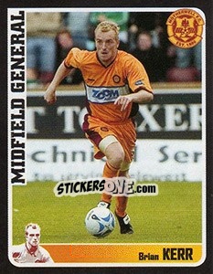 Sticker Brian Kerr (Midfield General) - Scottish Premier League 2005-2006 n. 380 - Panini