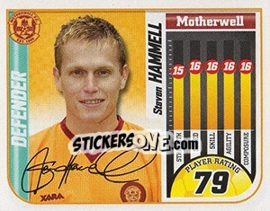 Sticker Steven Hammell - Scottish Premier League 2005-2006 n. 381 - Panini