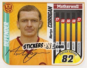 Sticker Martyn Corrigan - Scottish Premier League 2005-2006 n. 386 - Panini