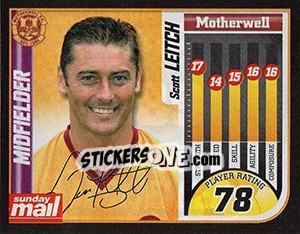 Sticker Scott Leitch - Scottish Premier League 2005-2006 n. 389 - Panini