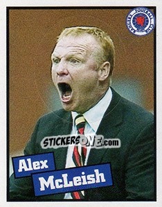 Cromo Alex McLeish (Manager) - Scottish Premier League 2005-2006 - Panini