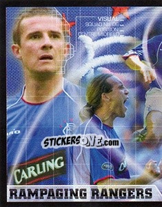 Cromo Rampaging Rangers - Scottish Premier League 2005-2006 - Panini