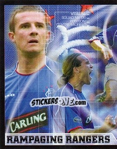 Sticker Rampaging Rangers - Scottish Premier League 2005-2006 n. 407 - Panini