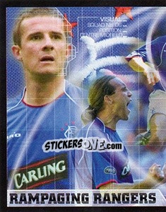 Sticker Rampaging Rangers - Scottish Premier League 2005-2006 - Panini