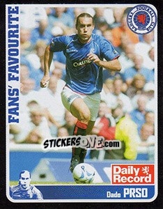 Sticker Dado Prso (Fans' Favourite) - Scottish Premier League 2005-2006 n. 409 - Panini