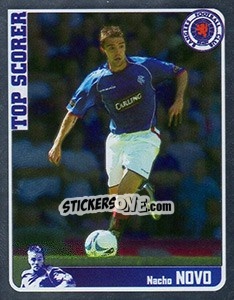 Sticker Nacho Novo (Top Scorer) - Scottish Premier League 2005-2006 n. 411 - Panini