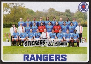 Sticker Team Photo - Scottish Premier League 2005-2006 - Panini