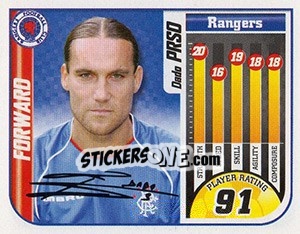 Sticker Dado Prso - Scottish Premier League 2005-2006 - Panini