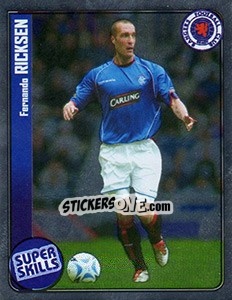 Sticker Fernando Ricksen (Super Skills) - Scottish Premier League 2005-2006 n. 428 - Panini