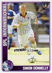Sticker Simon Donnelly (Dunfermline) - Scottish Premier League 2005-2006 n. 441 - Panini